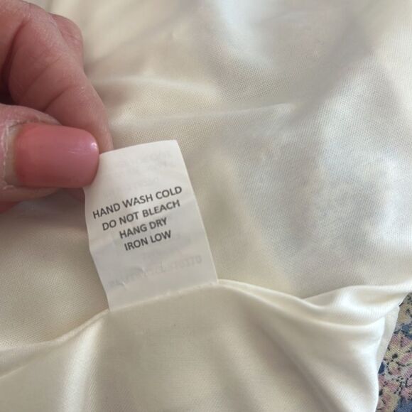 Sienna Sky Dress Size Small Sweet Heart Neck Short Sleeve Floral Mini Blue Pink - Picture 11 of 12